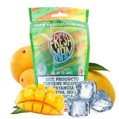 Sales de Nicotina Oil4vap Fresh Man Pack de 23ml
