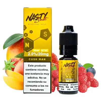 Sales de Nicotina Nasty Salt Cush Man 10ml