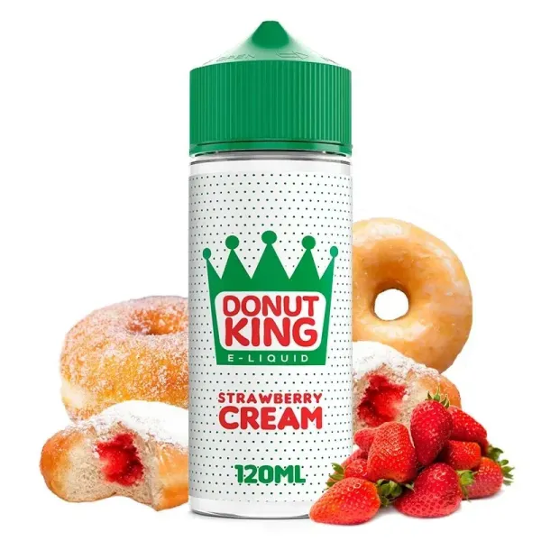 Strawberry Cream 100ml - Donut King
