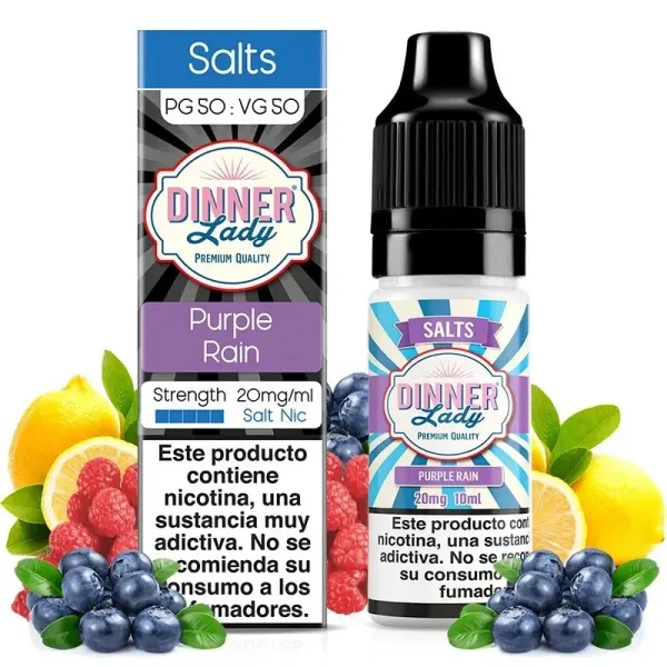 Sales de Nicotina Dinner Lady Purple Rain 10ml