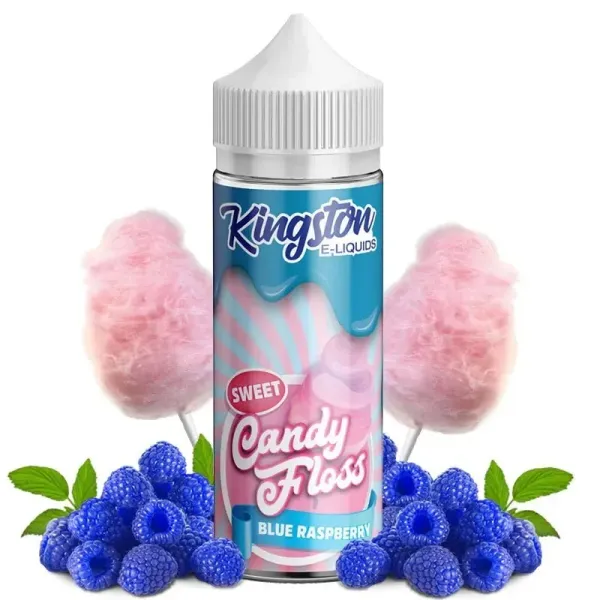 Kingston E-liquids Blue Raspberry Candy Floss 100ml