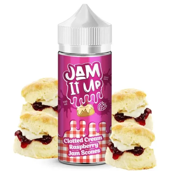 Clotted Cream Raspberry Jam Scones 100ml - Jam It Up