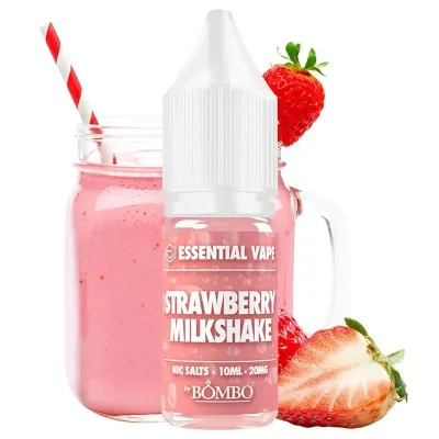 Sales de Nicotina Bombo Essential Vape Strawberry Milkshake 10ml