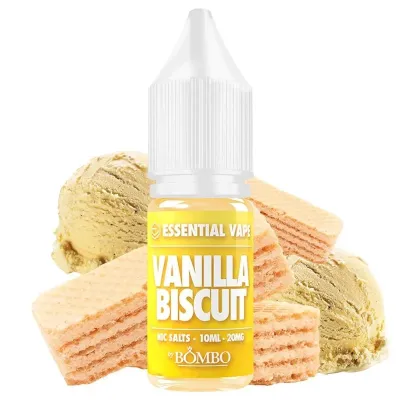 Sales de Nicotina Bombo Essential Vape Vanilla Biscuit 10ml