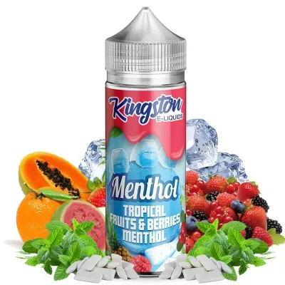 Kingston E-liquids Menthol Tropical Fruits & Berries 100ml