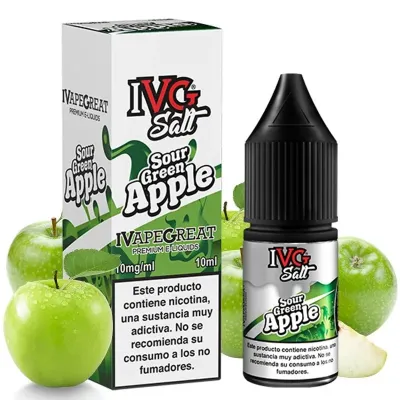 Sales de Nicotina IVG Salt Sour Green Apple 10ml