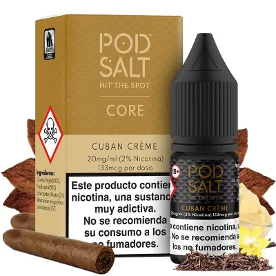 [Sales] Pod Salt Cuban Crème 10ml