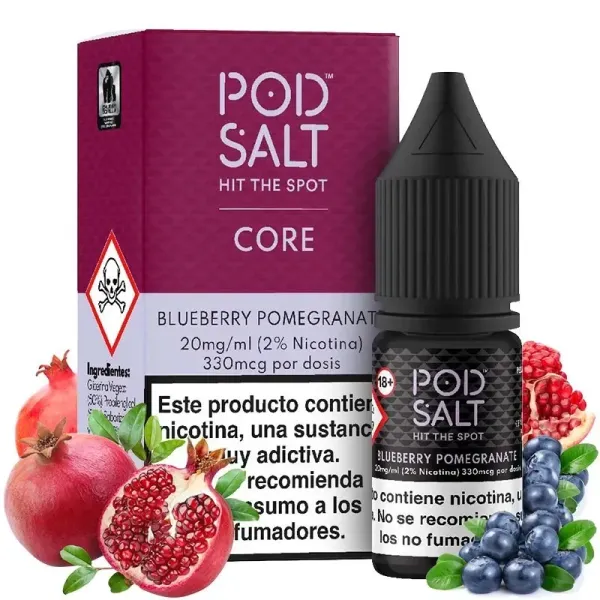 Sales de Nicotina Pod Salt Blueberry Pomegranate 10ml