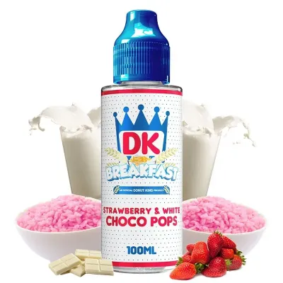 DK Breakfast Strawberry & White Choco Pops 100ml