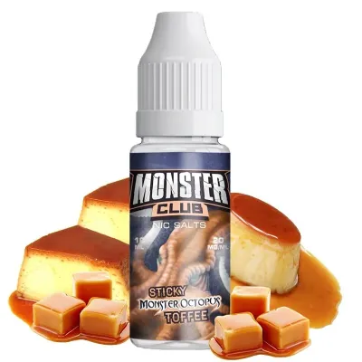 Sales de Nicotina Monster Club Sticky Monster Octopus Toffee 10ml
