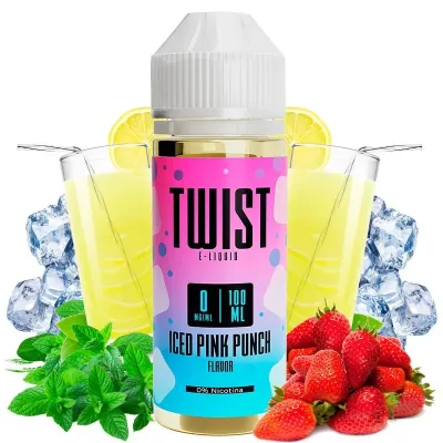 Iced Pink Punch 100ml - Twist Eliquids