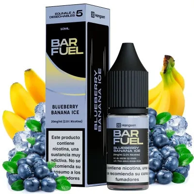 [Sales] Blueberry Banana Ice 10ml 20mg - Bar Fuel by Hangsen
