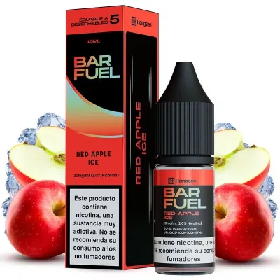 Sales de Nicotina Hangsen Bar Fuel Red Apple Ice 10ml 20mg