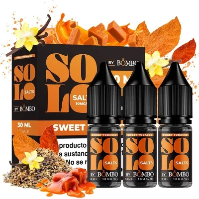 Bombo Solo Salt Sweet Tobacco 3x10ml