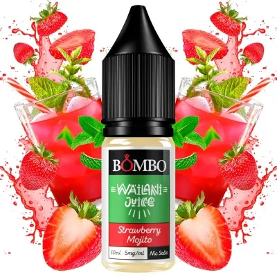 Sales de Nicotina Wailani Bombo Strawberry Mojito 10ml