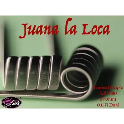 Lady Coils Juana La Loca S:0.22ohm/D:0.11ohm
