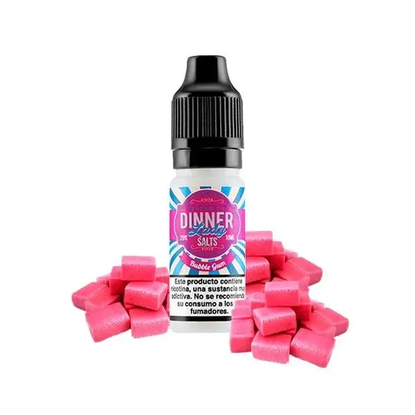 Sales de Nicotina Dinner Lady Bubble Gum 10ml