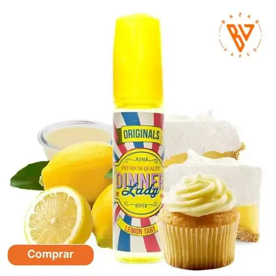 Dinner Lady Lemon Tart | Dinner Lady Lemon Tart Eliquid | Dinner Lady Lemon Tart Liquido Vaper | Dinner Lady Lemon Tart E-liquid