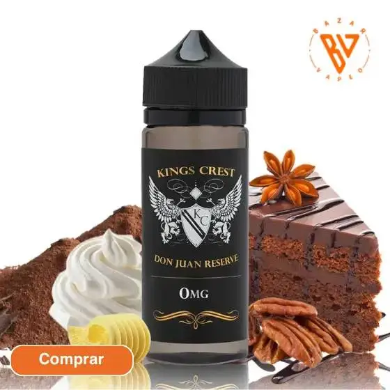 Kings Crest Don Juan Reserve | Kings Crest Don Juan Reserve Eliquid | Suicide Bunny Mothers Milk Liquido Vaper | Kings Crest Don Juan Reserve E-Liquid