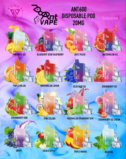 Vaper desechable Ant Vape Sabores