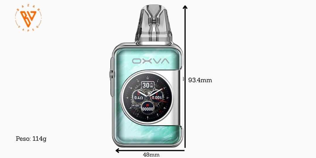 SQ Pro 2 | Dimensiones del nuevo vaper Oxva Xlim