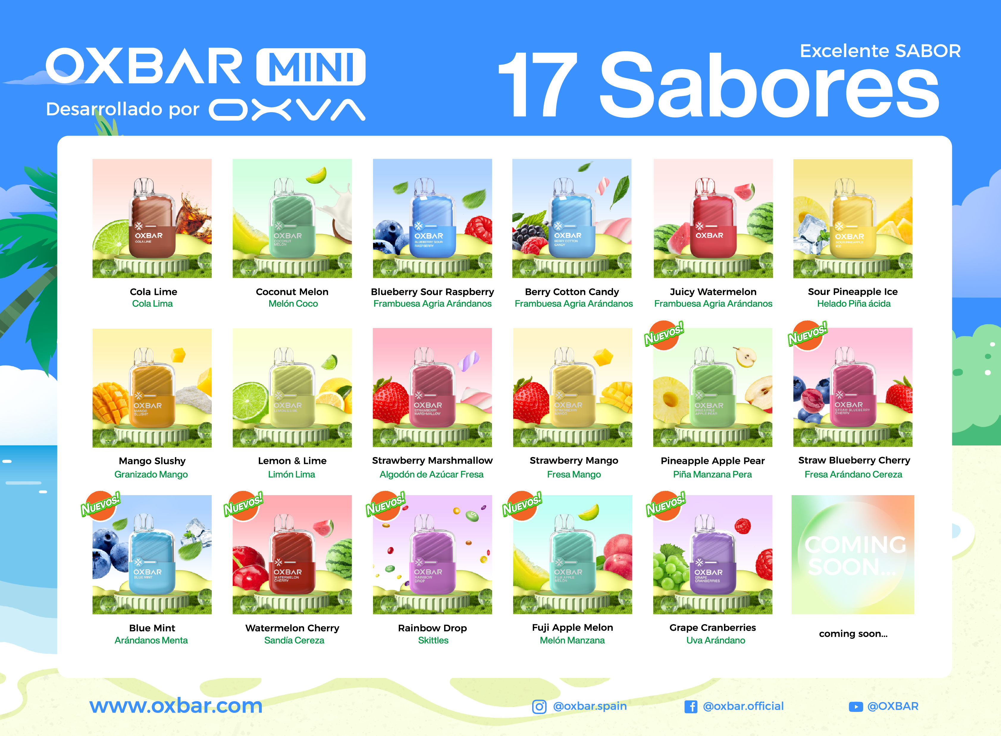 Catalogo oxbar mini