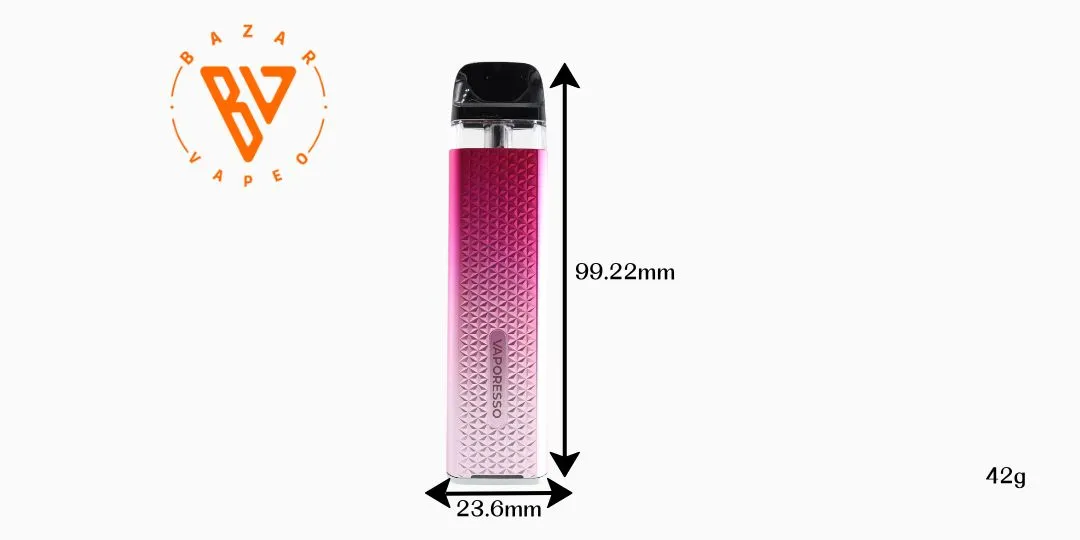 Vaporesso Xros 3 Mini Rosa dimensiones y medidas