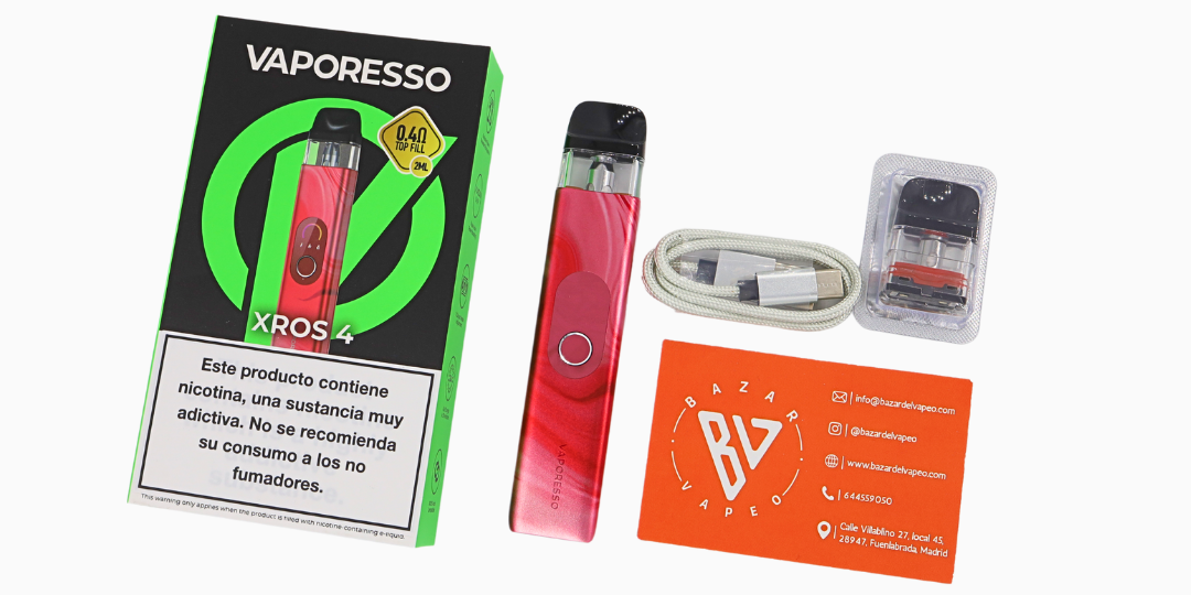 Vaporesso Xros 4 | Todo lo que incluye el Kit