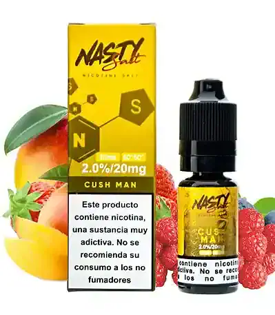 Sales de Nicotina Nasty Salt Cush Man 10ml