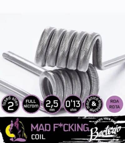 Bacterio Coils Mad F*cking 0.13ohm (Pack 2)