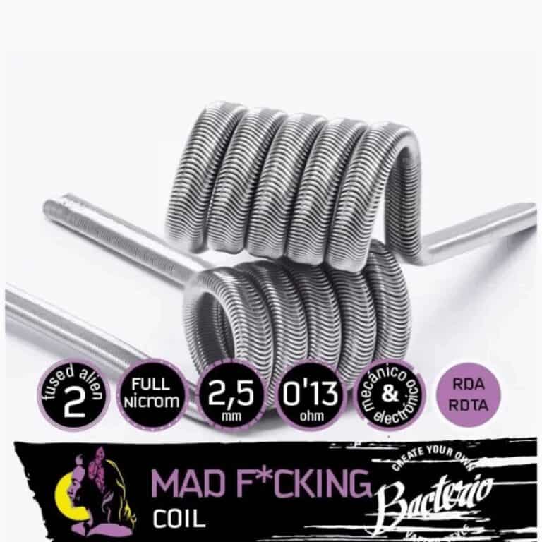 Bacterio Coils Mad F*cking 0.13ohm (Pack 2)