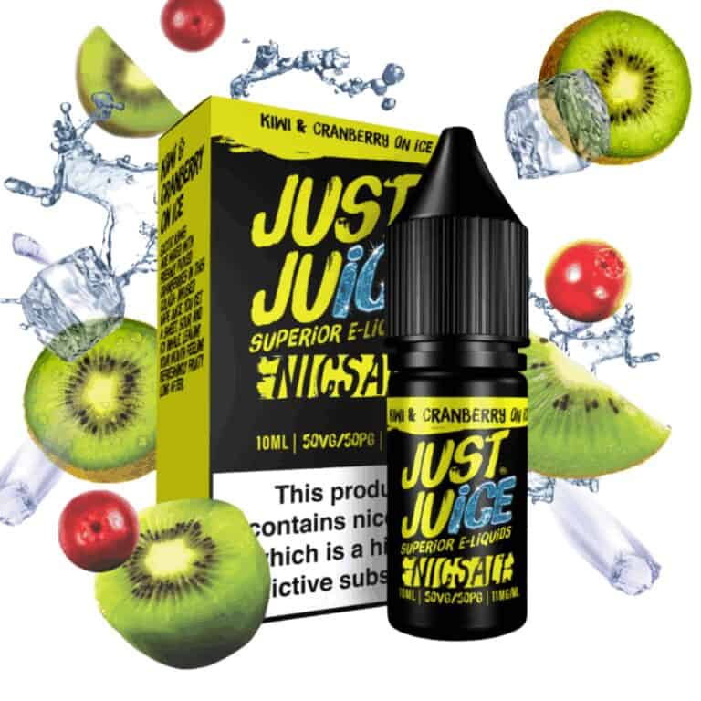 Just Juice Sales Kiwi y Cranberry On Ice 10ml