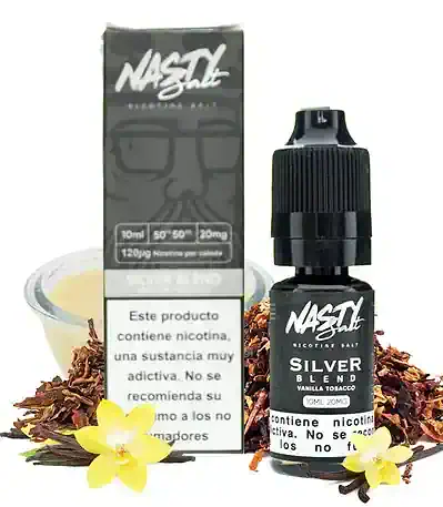 Sales de Nicotina Nasty Salt Silver Blend 10ml