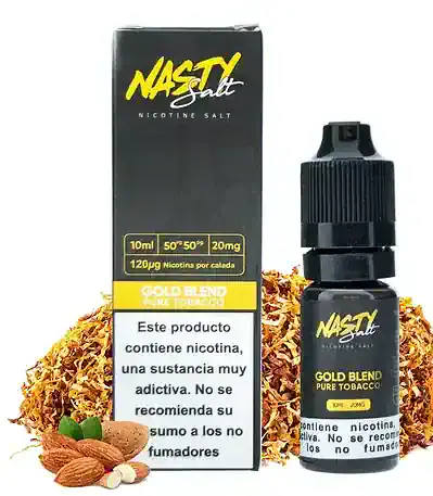Sales de Nicotina Nasty Salt Gold Blend 10ml