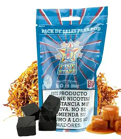 Sales de Nicotina Oil4vap Five Stars Pack de 23ml