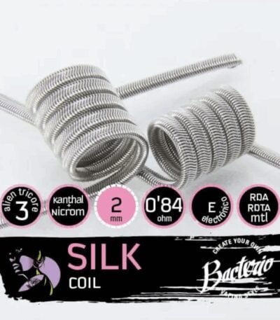 Bacterio Coils Silk MTL 0.84ohm (Pack 2)