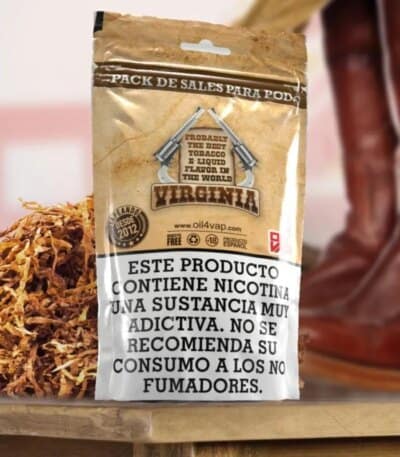 Sales de Nicotina Oil4vap Rubio Virginia Pack de 23ml