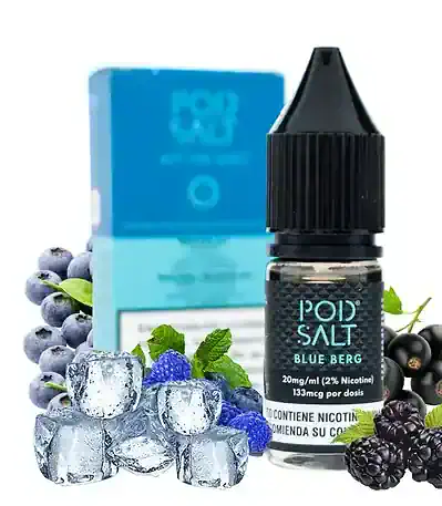 Sales de Nicotina Pod Salt Blue Berg 10ml 20mg