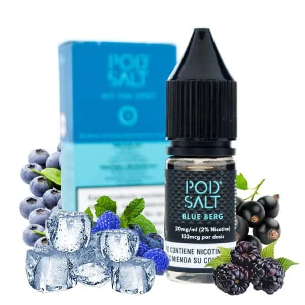 Sales de Nicotina Pod Salt Blue Berg 10ml 20mg