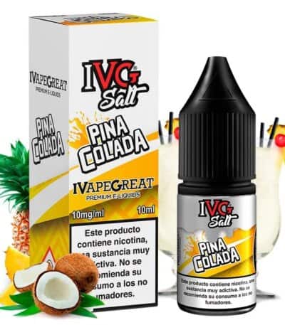 Sales de Nicotina IVG Salt Piña Colada 10ml