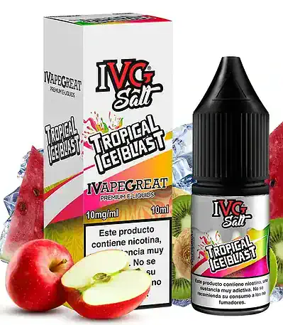 Sales de Nicotina IVG Salt Tropical Ice Blast 10ml