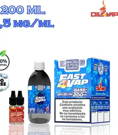Oil4vap Pack Base Fast4Vap 200ml