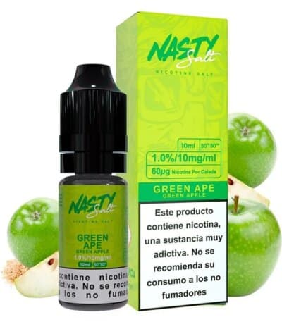 Sales de Nicotina Nasty Salt Green Ape 10ml