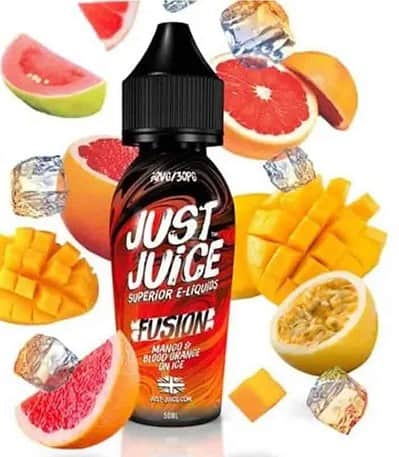 Just Juice Fusion Mango & Blood Orange On Ice 50ml