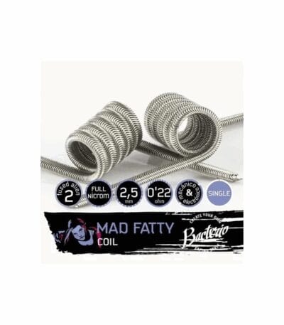Bacterio Coils Mad Fatty Single 0.22ohm (Pack 2)