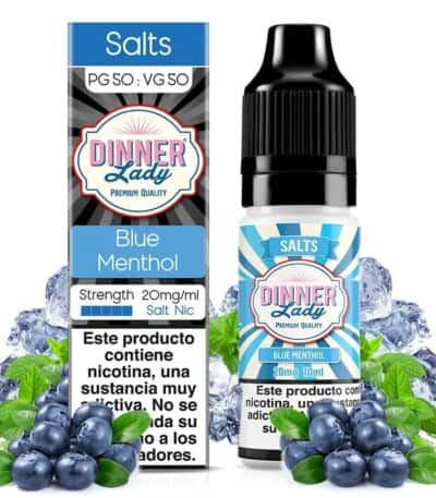 Sales de Nicotina Dinner Lady Blue Menthol 10ml