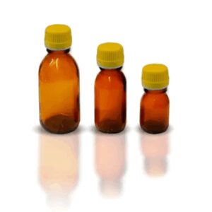 Frasco Topacio de Cristal para Alquimia