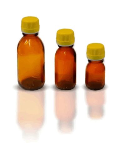 Frasco Topacio de Cristal para Alquimia