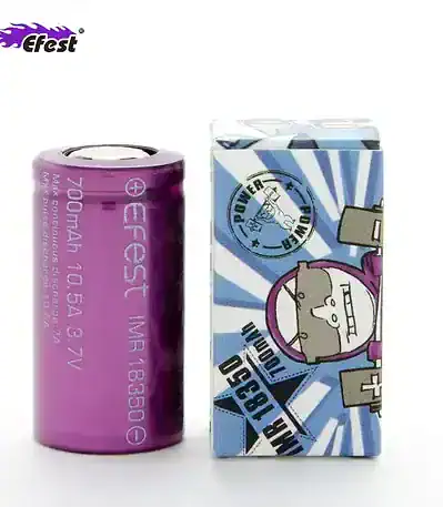 Batería Efest IMR 18350 700mah 10.5A