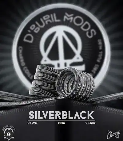 D’Buril & Charro Coils Silverblack